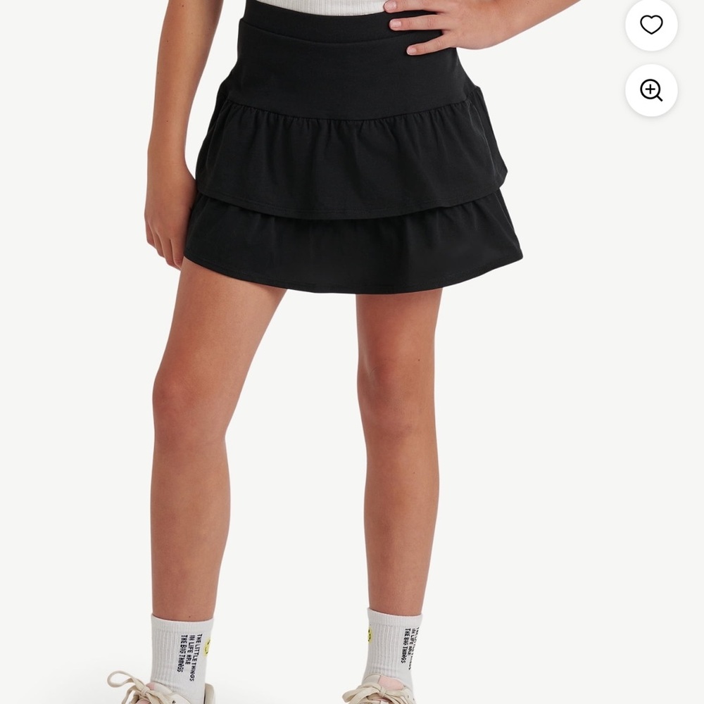 Girls Pac-Man Ruffle Layered Skort